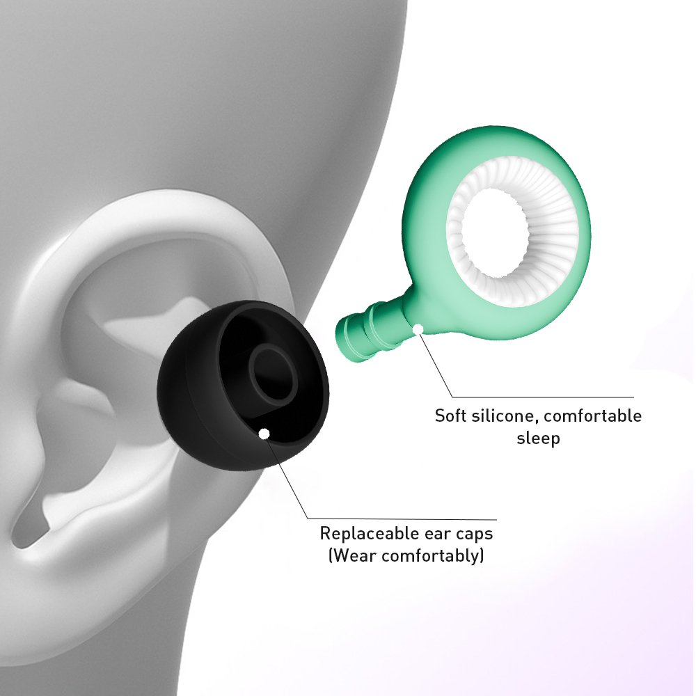 Customized Logo 4 sizes Noise Cancellation Reusable Hearing Protection High Fidelity Silicone Sleeping Earplugs