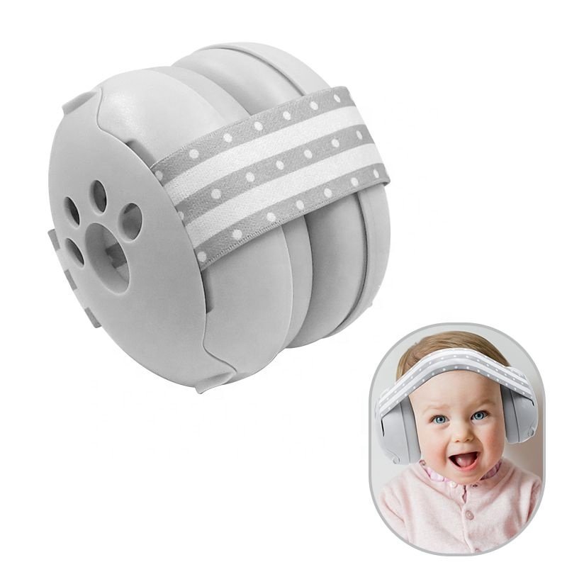 Skin-friendly Thickened PU leather Ear Pads Sweat Stain Resistant Comfort Wearing Baby Noise Protection Earmuffs For Boy Girls