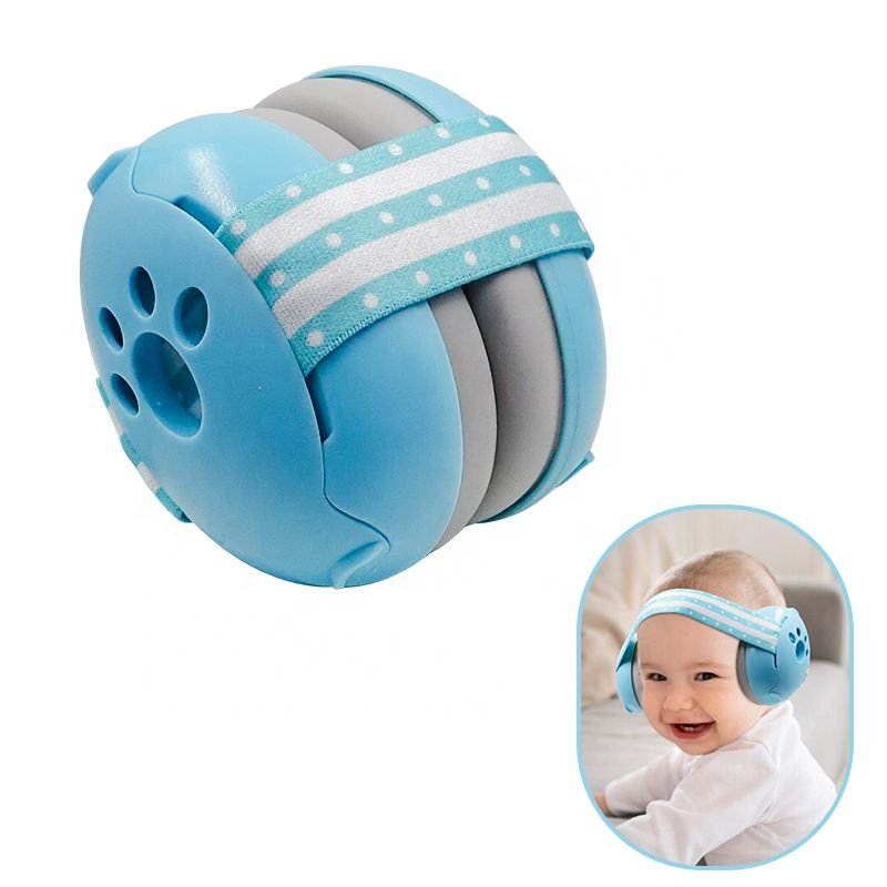 Skin-friendly Thickened PU leather Ear Pads Sweat Stain Resistant Comfort Wearing Baby Noise Protection Earmuffs For Boy Girls