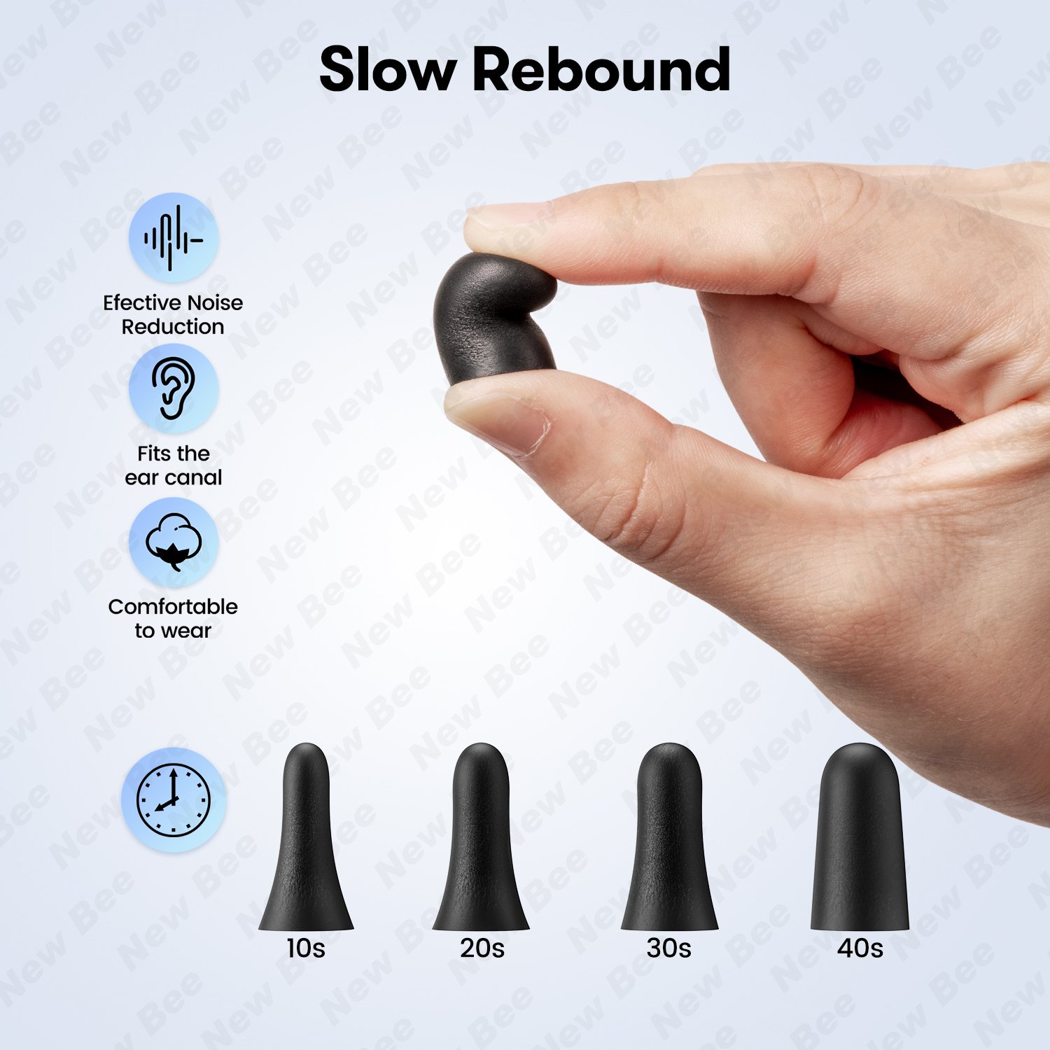 New Arrival Earphone Eartip 51 Pairs Noise Cancelling Sleep Earplugs Noise Reduction Ear Plugs for Better Sleeping