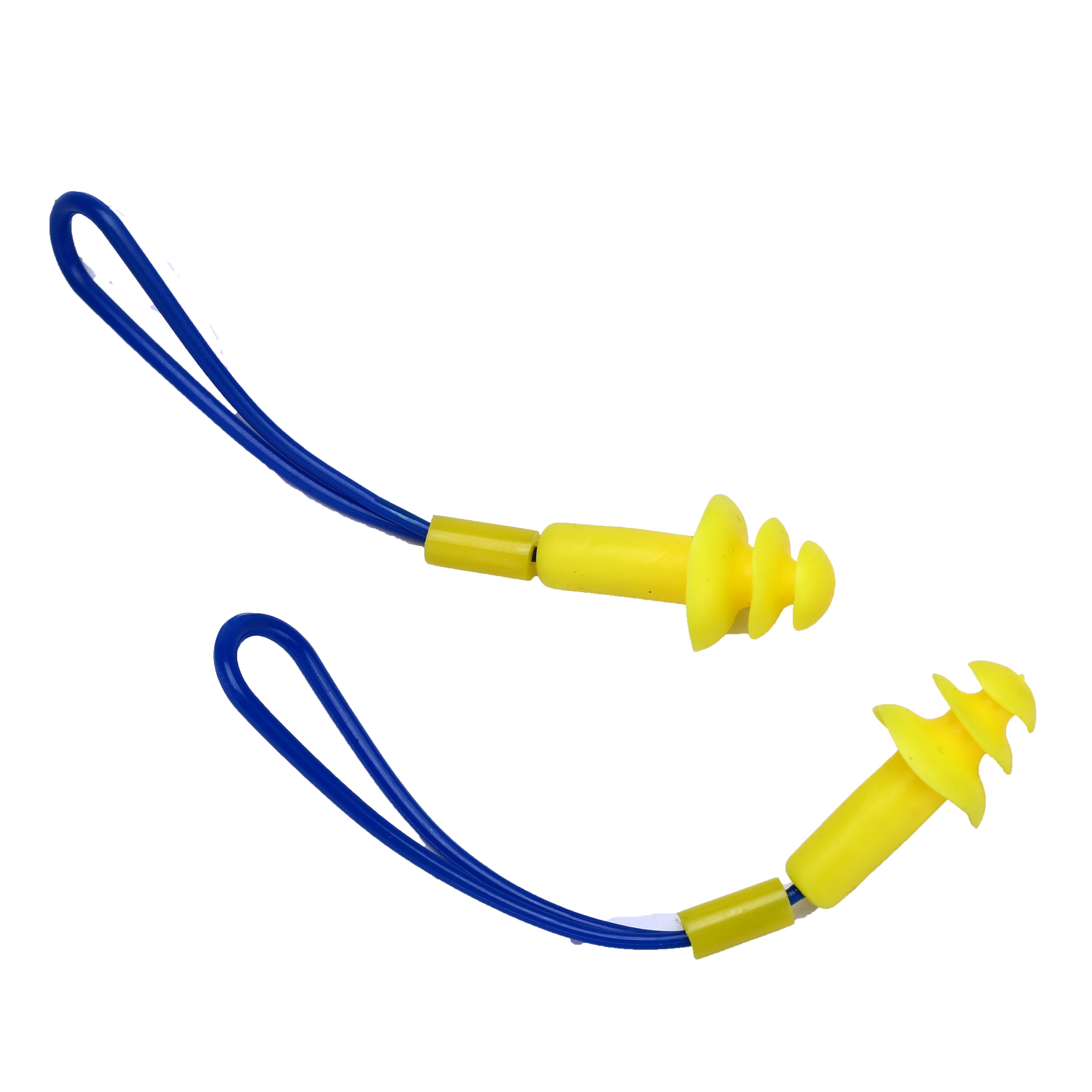 wholesale Industry Hearing Protection yellow Soft Earplug Round Foam Ear Plugs With Band