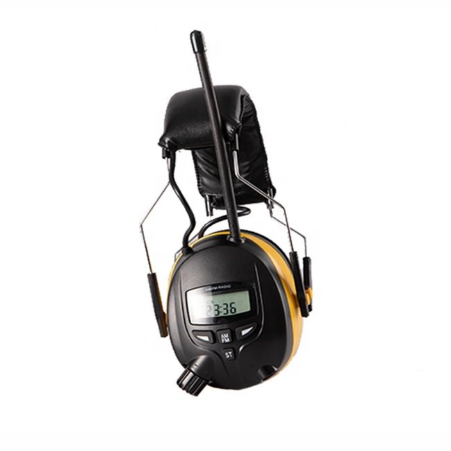 Noisy Industrial Reduce Harmful Noise Shooting Headphones Electronic Ear Muffs 3.5mm Tactical Hearing Protection Safety Earmuffs