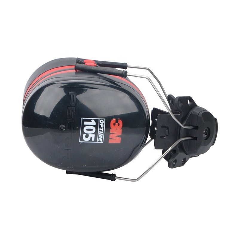 Optime 105 H10P3E Helmet-type Earmuffs Noise Reduction Construction Site Industrial Labor Protection Safety Earmuffs