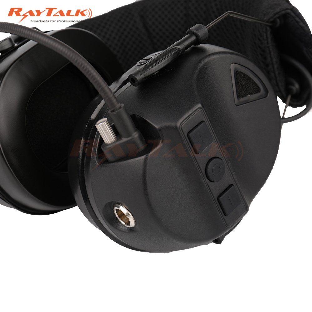 Shooting Headset with Voice Amplify and Hearing Protection Tactical Headset