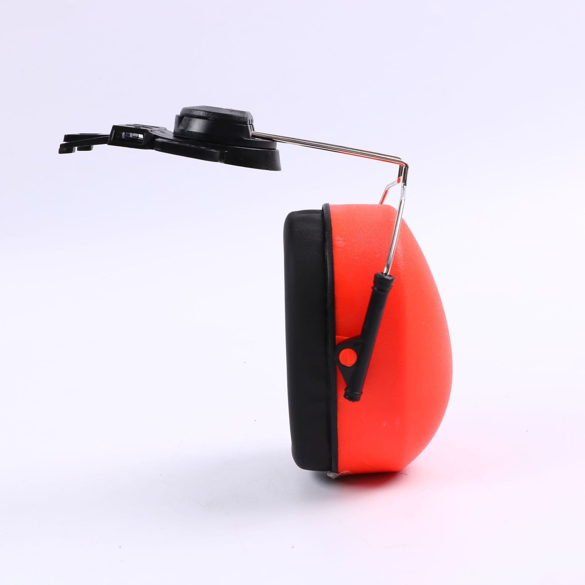 Custom reusable anti noise canceling hearing protection soundproof hard hat mounted ear muffs safety helmet with ear protection