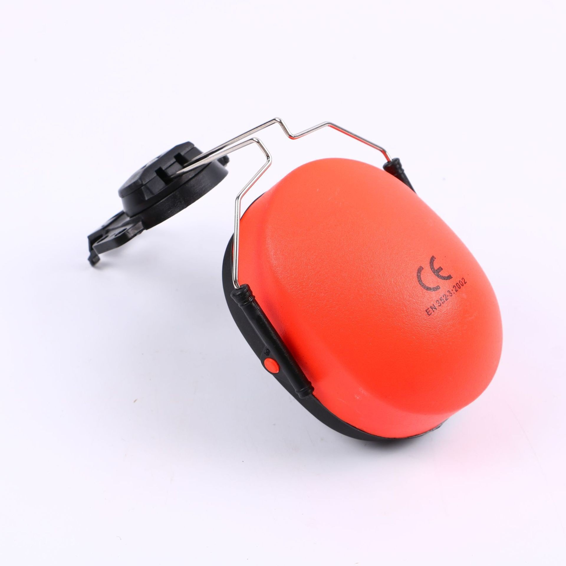 Custom reusable anti noise canceling hearing protection soundproof hard hat mounted ear muffs safety helmet with ear protection