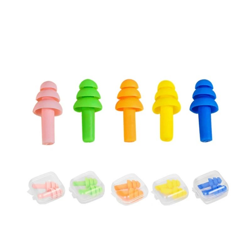 Reusable Soft Snoring Earplug Ear Protection Travel Sleeping Pocket Study Earbuds