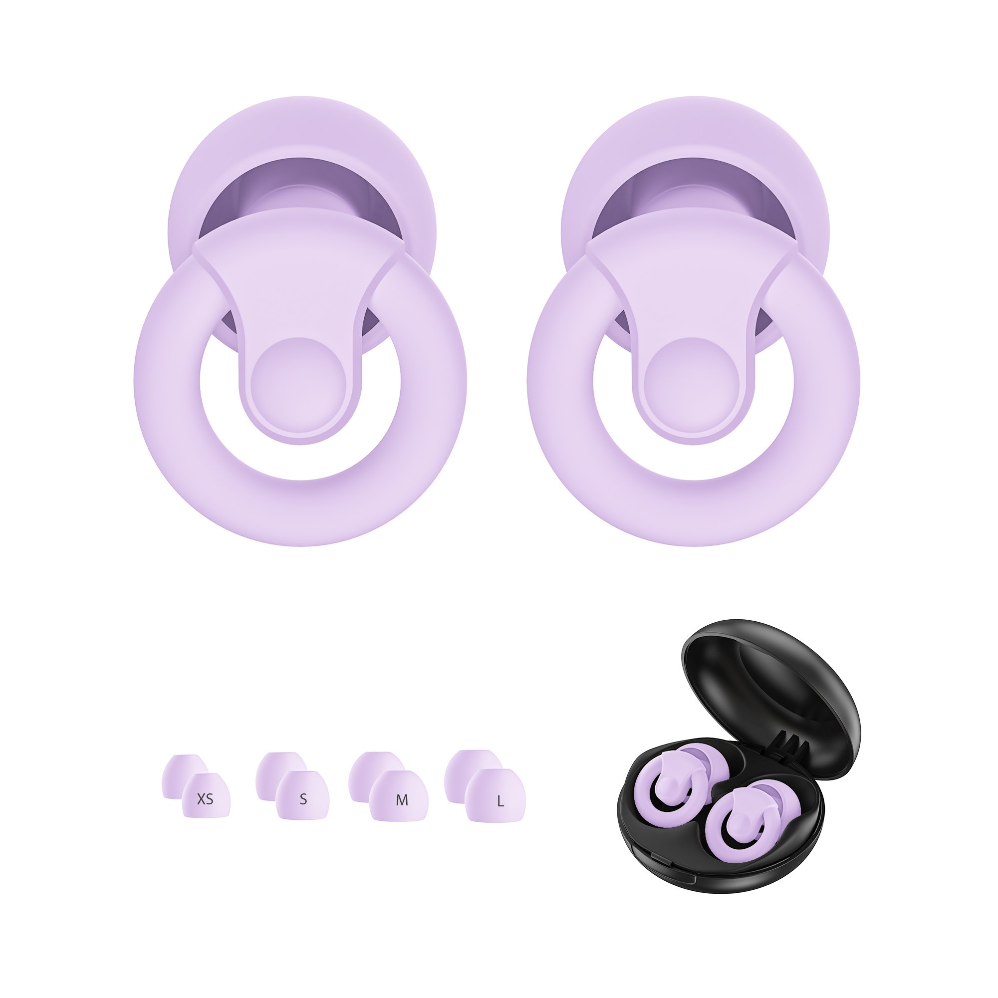 Custom Logo Earplugs Noise Reduction Sound Insulation Ear Plug Sleep Shooting Ear Protector Silicone Ear Plugs for sleeping