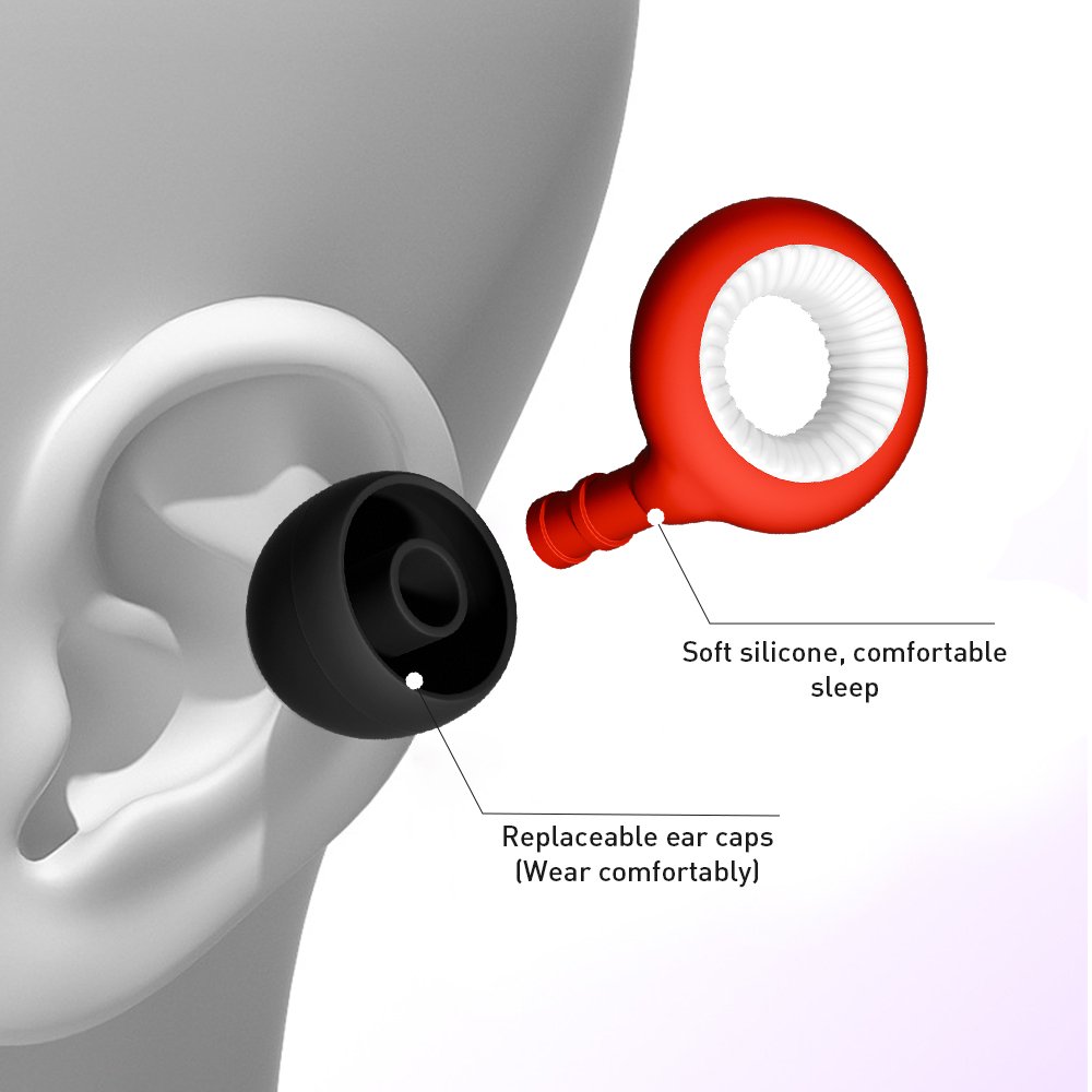 Wholesale Custom Logo Sound Reducing Safety Hearing Protection sleeping Silicone Earplugs Ear Plugs For Sleeping
