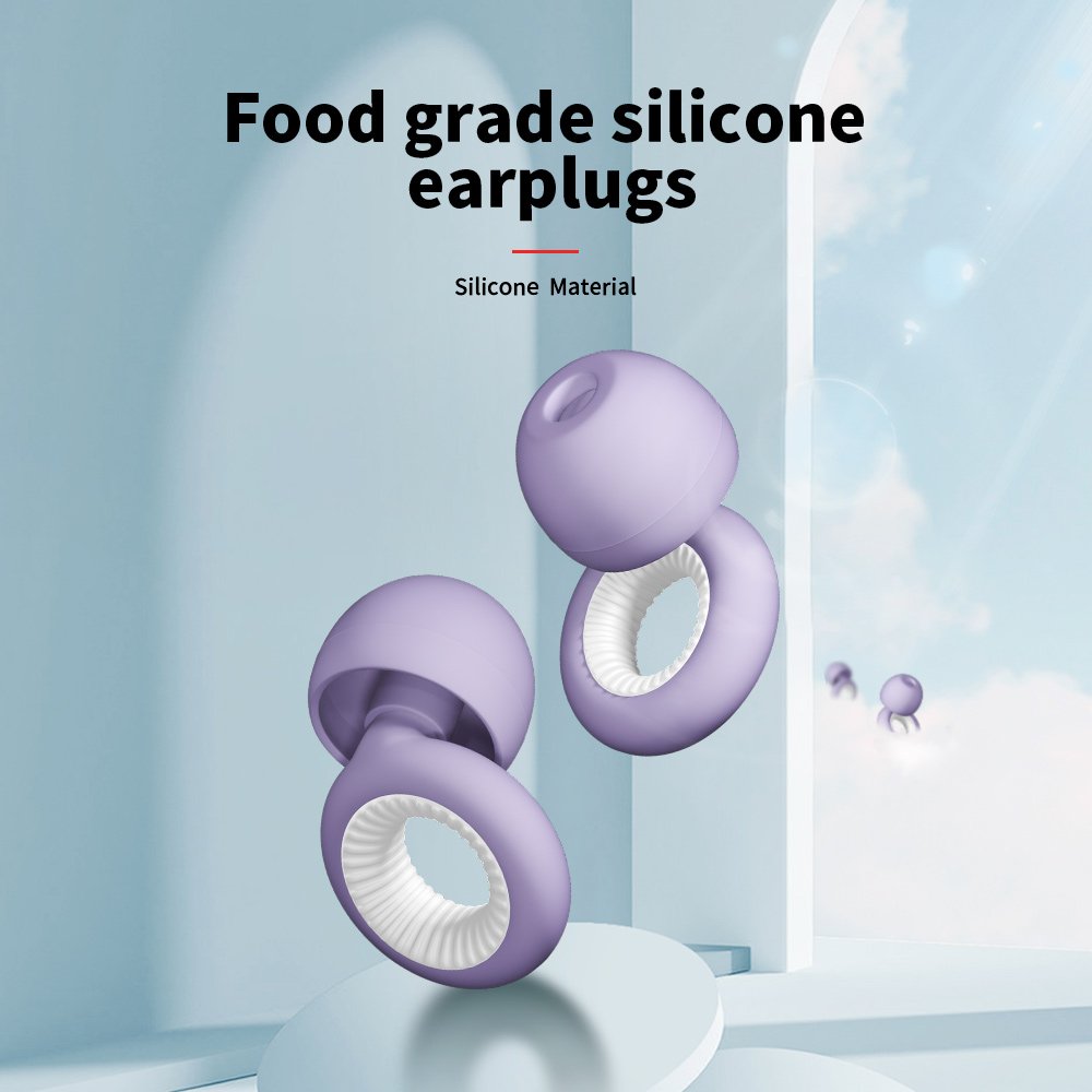 Wholesale Custom Logo Sound Reducing Safety Hearing Protection sleeping Silicone Earplugs Ear Plugs For Sleeping