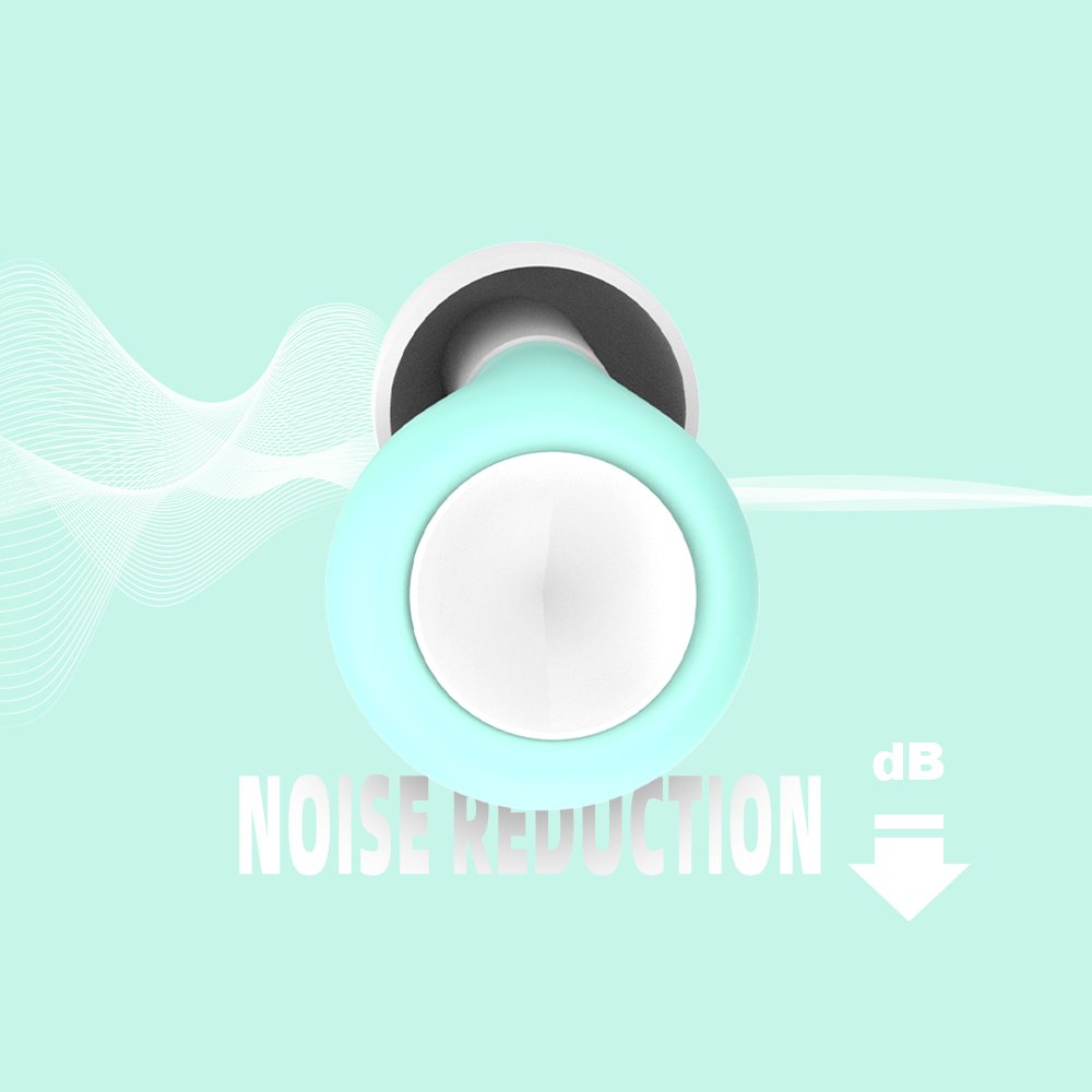 Custom logo soundproof sleep earplugs noise reduction hi-fi earplugs silicone earplugs