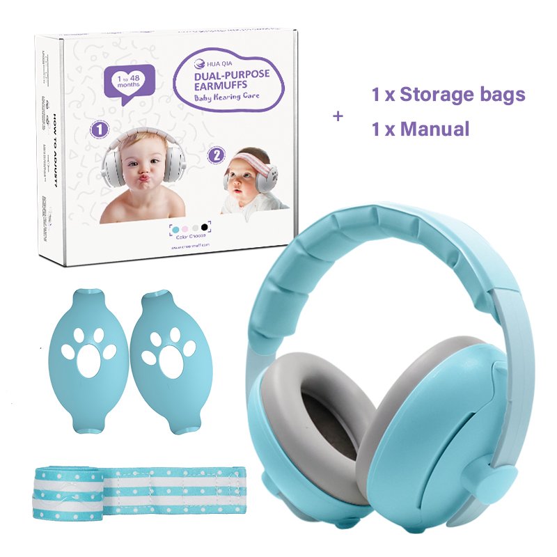 Baby Ear Muffs Hearing Protection Noise Reduction Safety Ear Muffs Toddler Sensory Ear Hearing Protection Earmuff NRR 25dB