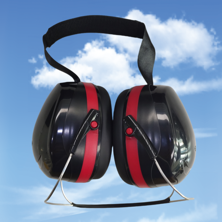 Noise Cancelling SNR 31dB Class 5 Neckband Behind the Head Neck Strap Earmuffs Ear Defenders