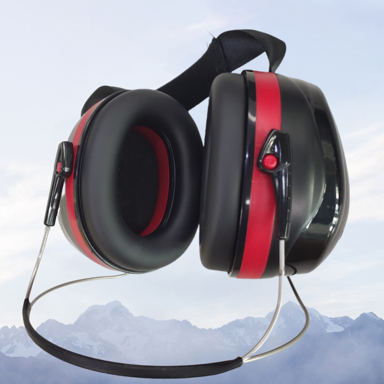 Noise Cancelling SNR 31dB Class 5 Neckband Behind the Head Neck Strap Earmuffs Ear Defenders