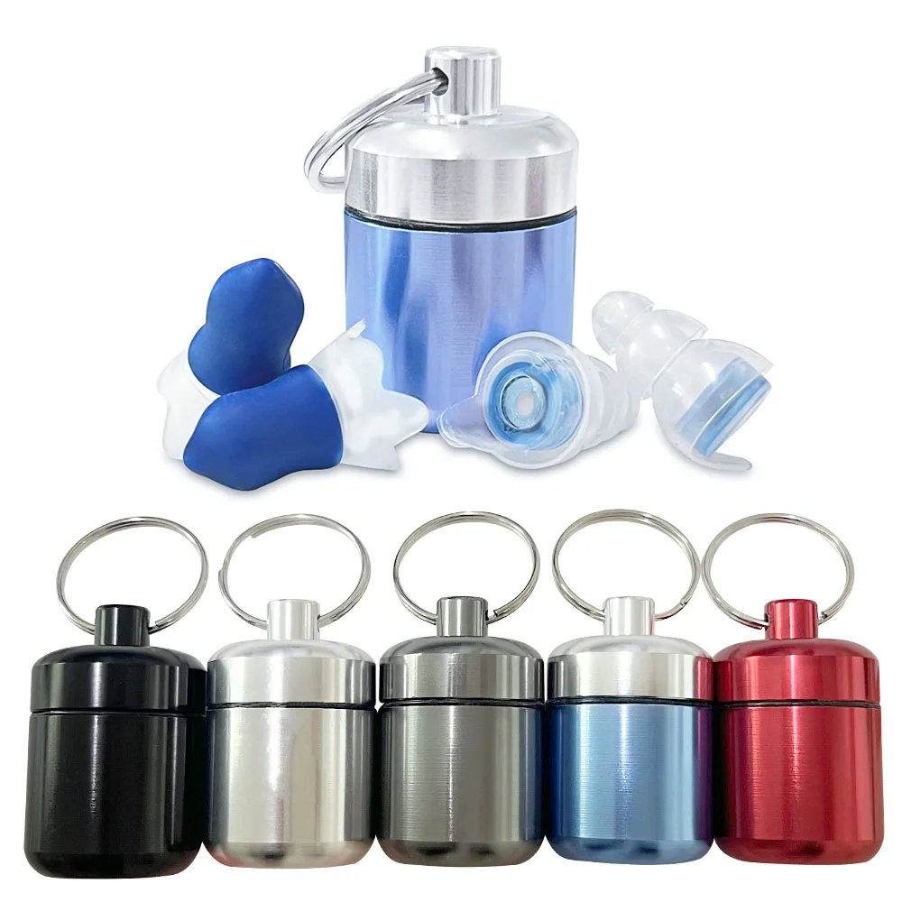 Customized Logo Silicone Ear Plugs Sleeping Noise Silicone Ear Plugs Noise Cancelling Ear Plugs Manufacturer