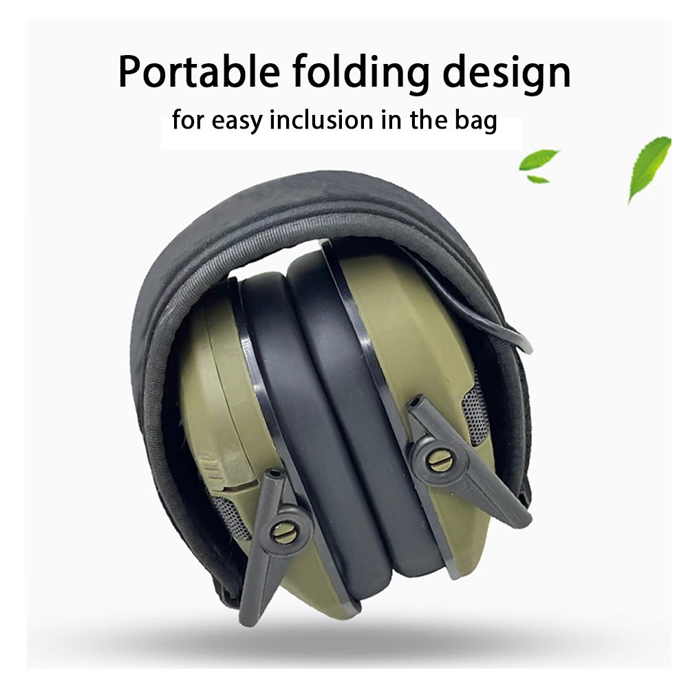 Custom ABS Bluetooth Ear Muffs Electronic Shooting Protective Safety Hearing Earmuffs with Noise Reduction Antinoise Features
