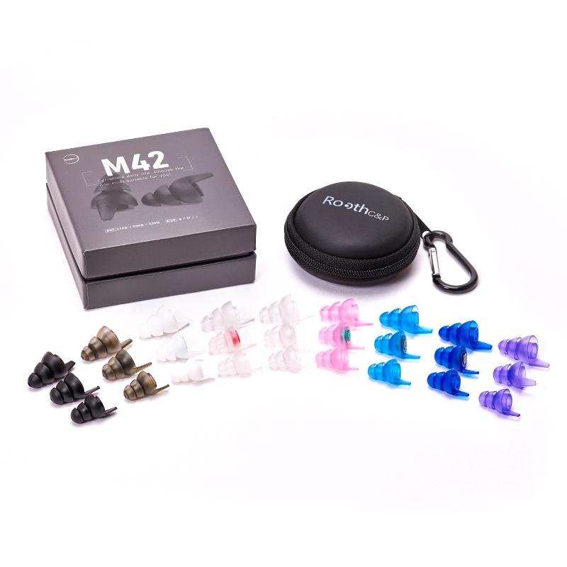 Upgraded Filter Earplugs for Smaller High Fidelity Membrane Filter Technology Ear Plugs for Music Concerts Festival Clubs