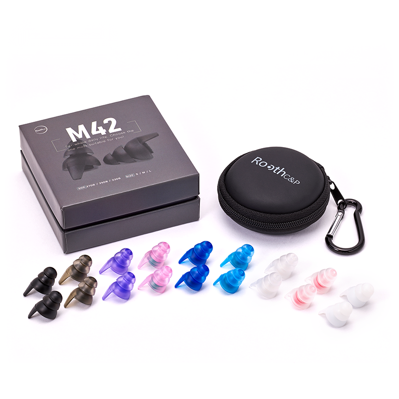 Upgraded Filter Earplugs for Smaller High Fidelity Membrane Filter Technology Ear Plugs for Music Concerts Festival Clubs