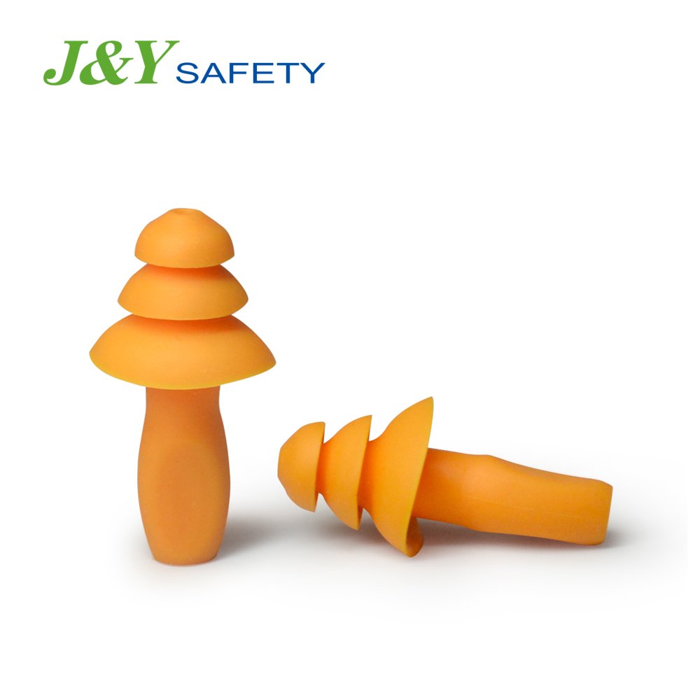Reusable TPR Sound Protection Earplugs Safety Ear Plugs
