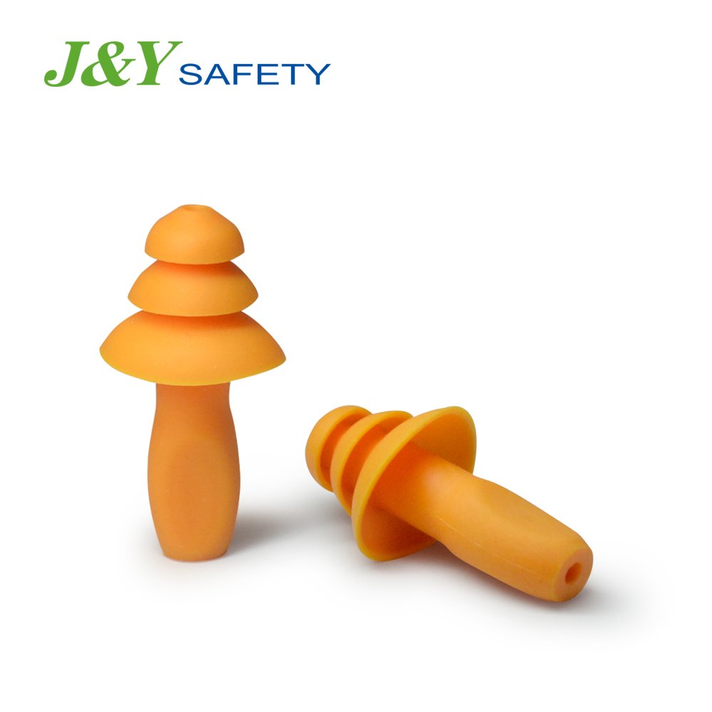 Reusable TPR Sound Protection Earplugs Safety Ear Plugs