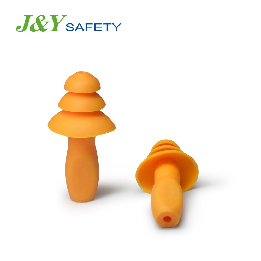 Reusable TPR Sound Protection Earplugs Safety Ear Plugs