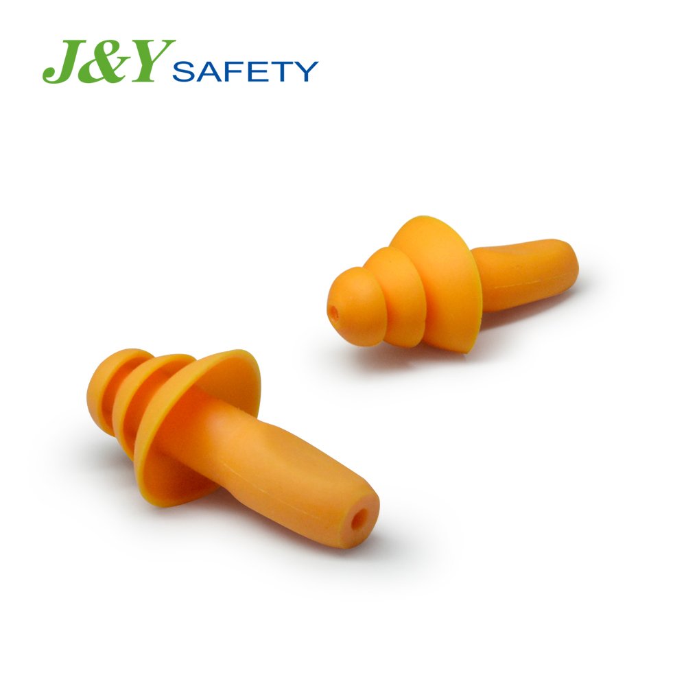 Reusable TPR Sound Protection Earplugs Safety Ear Plugs