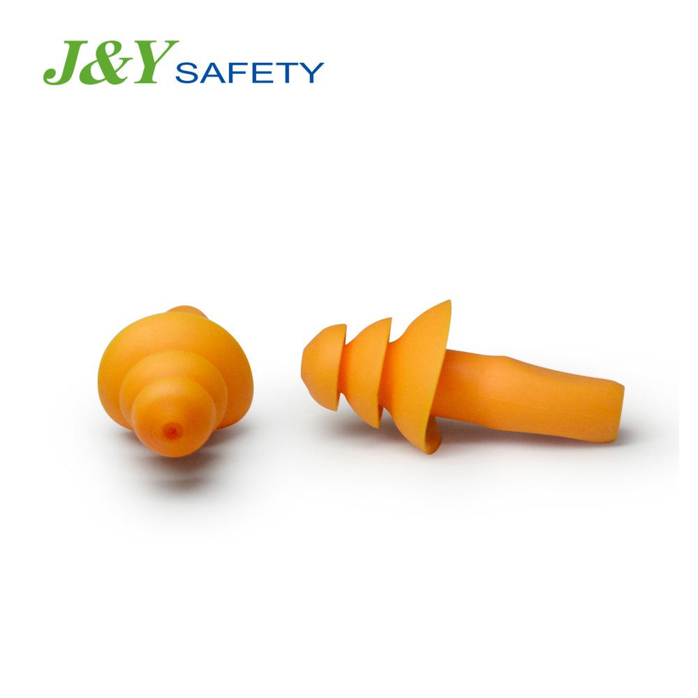 Reusable TPR Sound Protection Earplugs Safety Ear Plugs