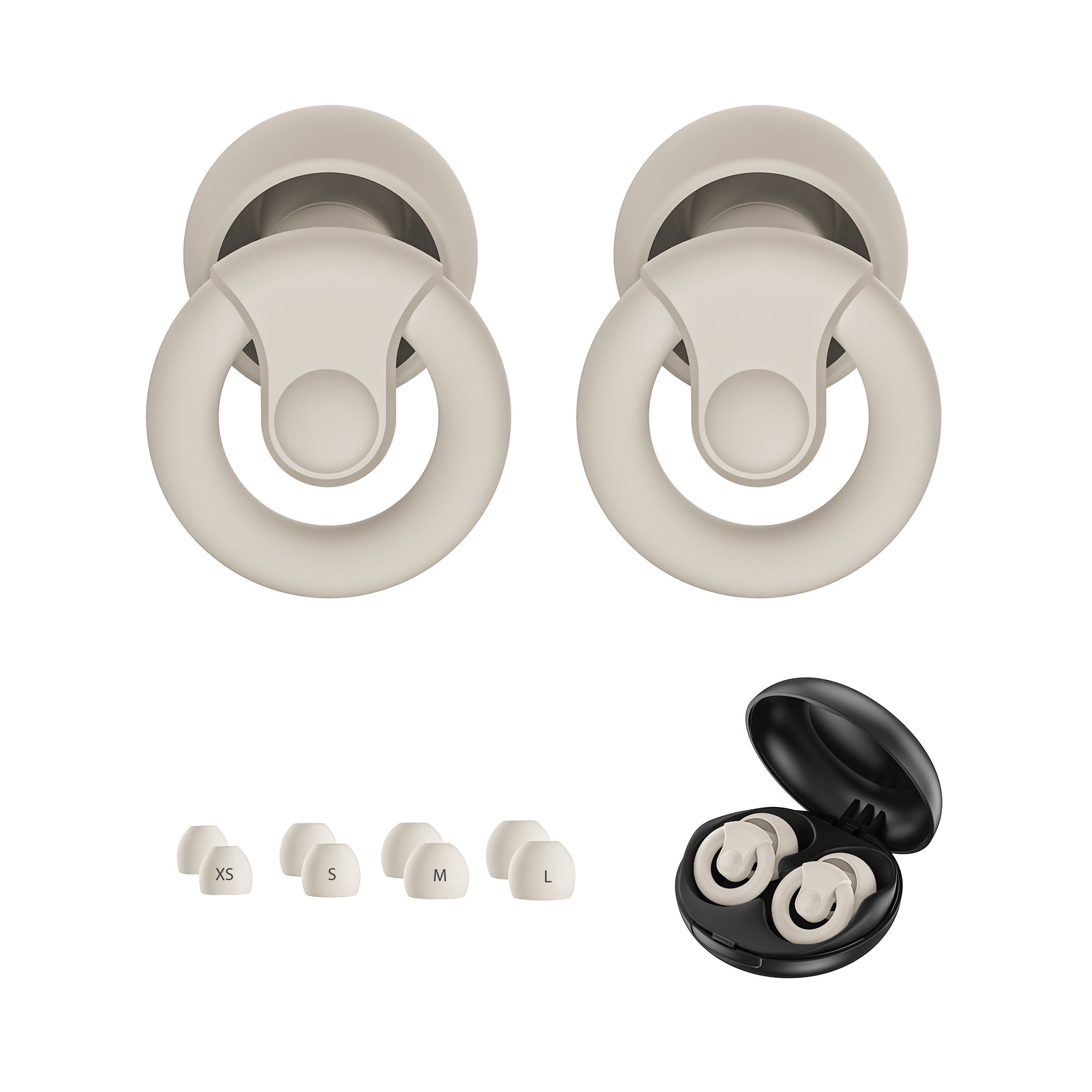 4 Sizes Bouchon D'oreille 33dB Noise Reduction Sleeping Ear Plugs Sound Insulation Silicone Ear Plugs for sleeping