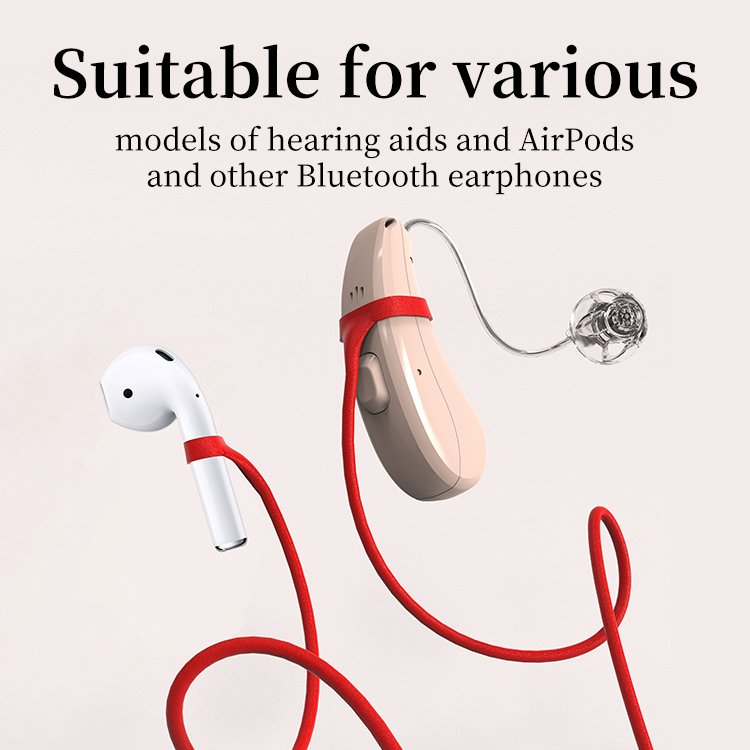 Silicone earphone accessories earphone strap earphone hook hearing aid Cover Protection clips