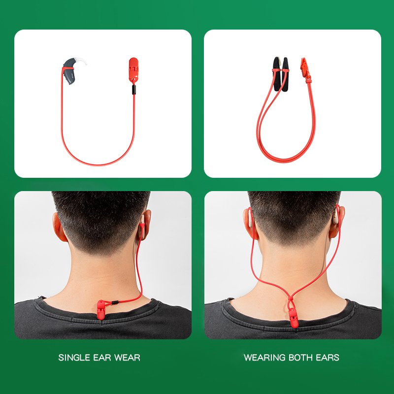 Silicone earphone accessories earphone strap earphone hook hearing aid Cover Protection clips
