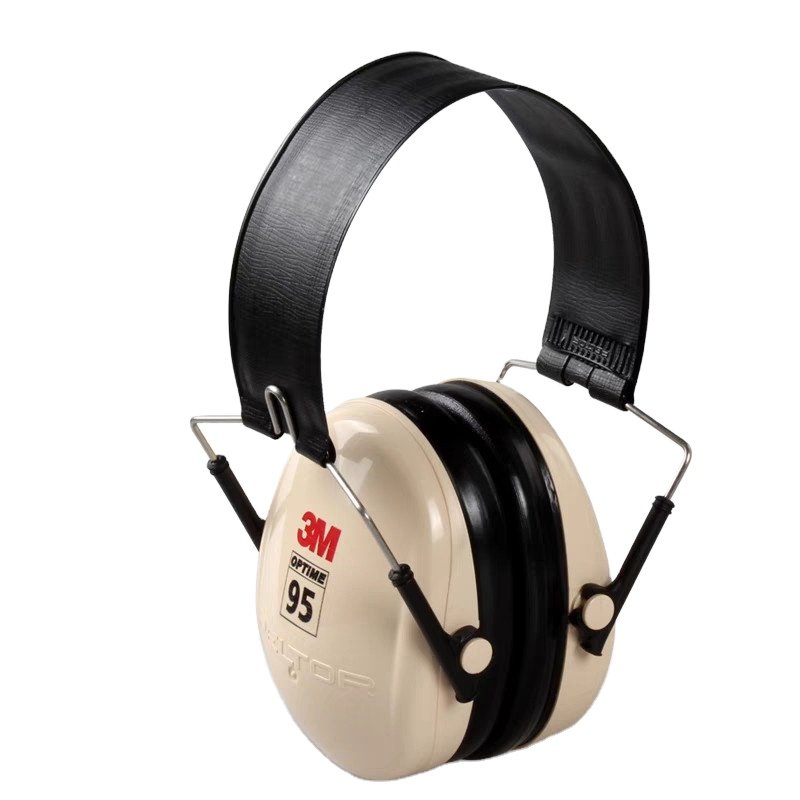 H6F Optime 95 Lightweight Foldable Band Earmuffs Hearing Protection Noise Reduction Earmuffs
