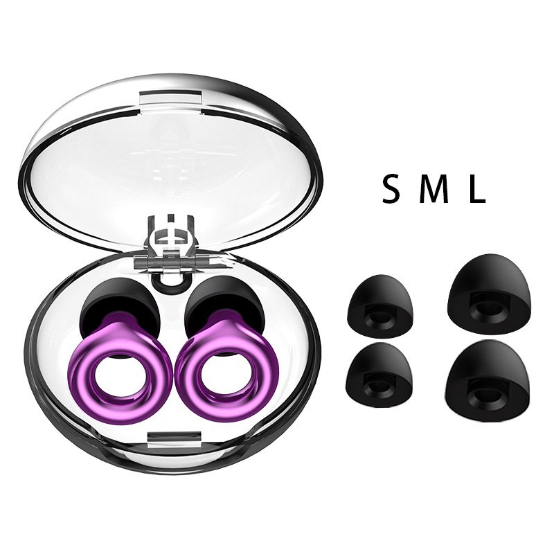 Noise Reduction Ear Plugs Hearing Protection Comfortable Silicone Earplugs For Sleeping Working Study Concert