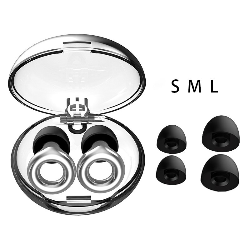 Noise Reduction Ear Plugs Hearing Protection Comfortable Silicone Earplugs For Sleeping Working Study Concert