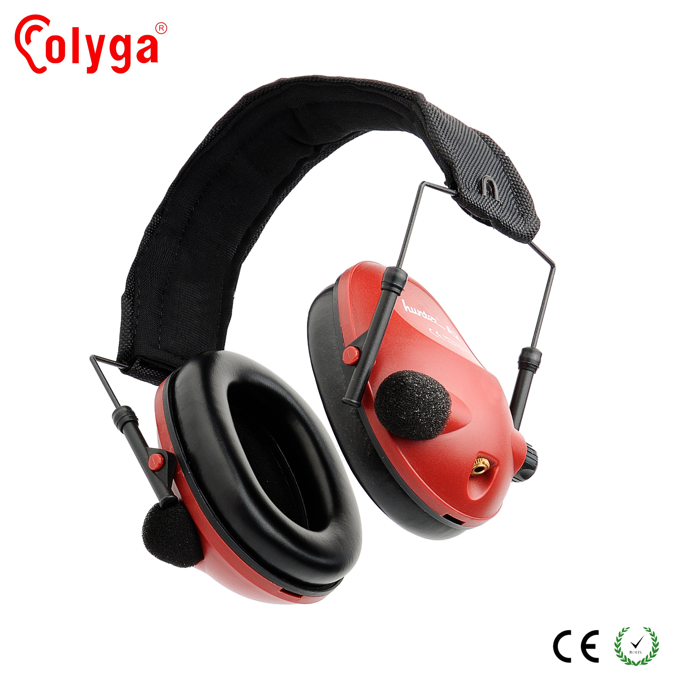 Customizable foldable noise cancelling earmuffs Hearing protection electronic noise cancelling