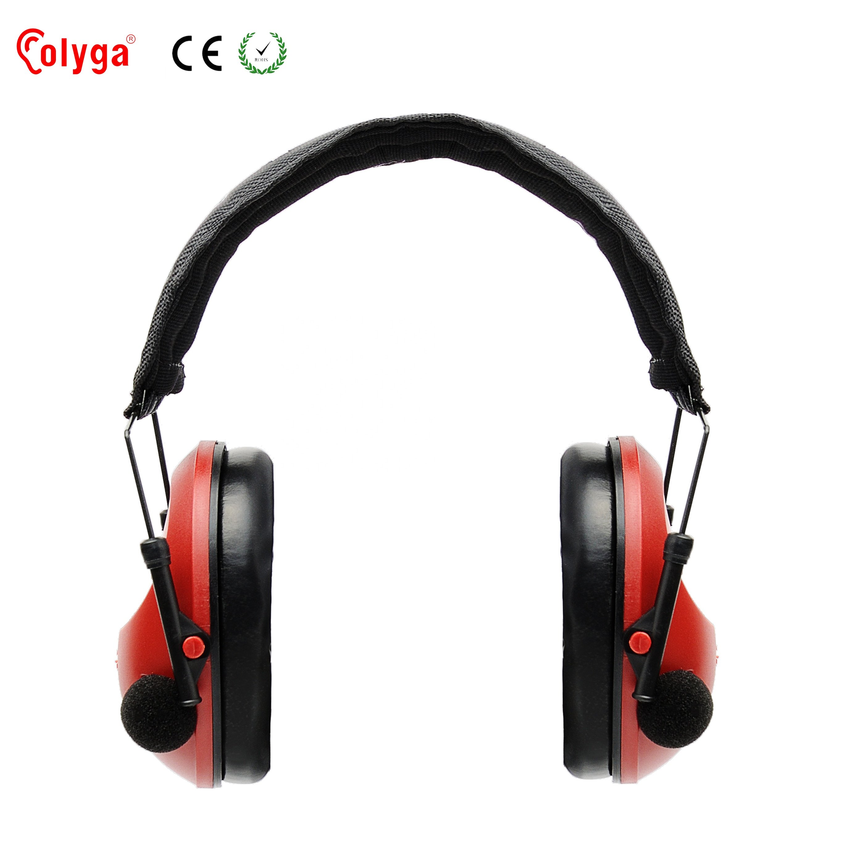 Customizable foldable noise cancelling earmuffs Hearing protection electronic noise cancelling