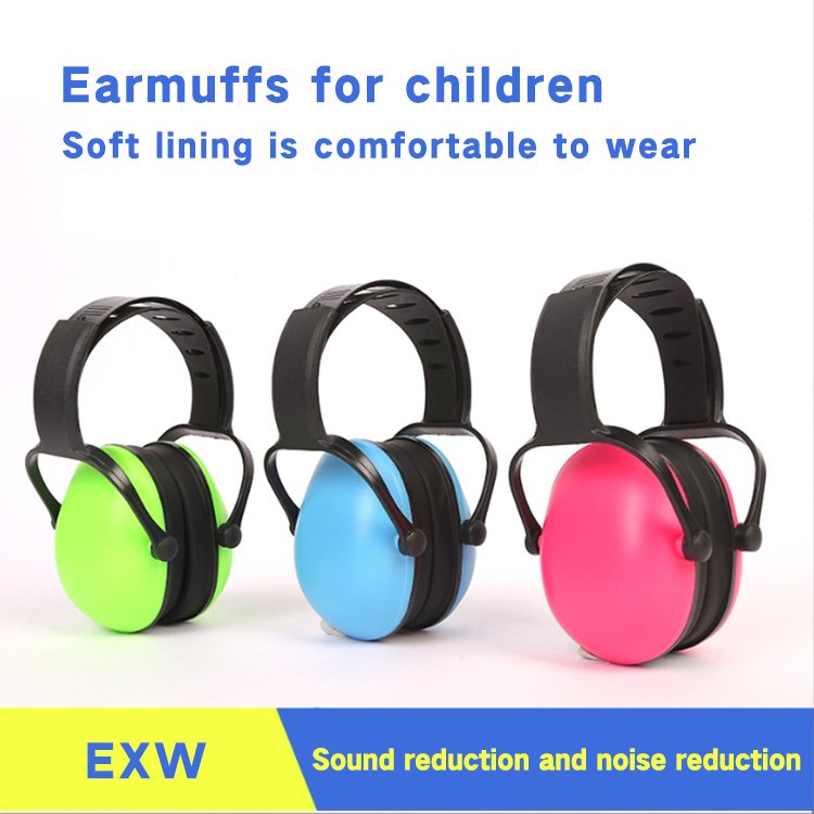 New Arrival Folding Kids Ear Defenders Earmuff Reduce Noise Cover Head Ear Protection Ear Muff