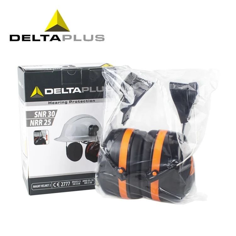 103014 helmet Noise earmuffs ABS shell Lining Synthetic foam cotton Noise-proof earmuffs NRR 25db/SNR 30db Safety noise earmuffs