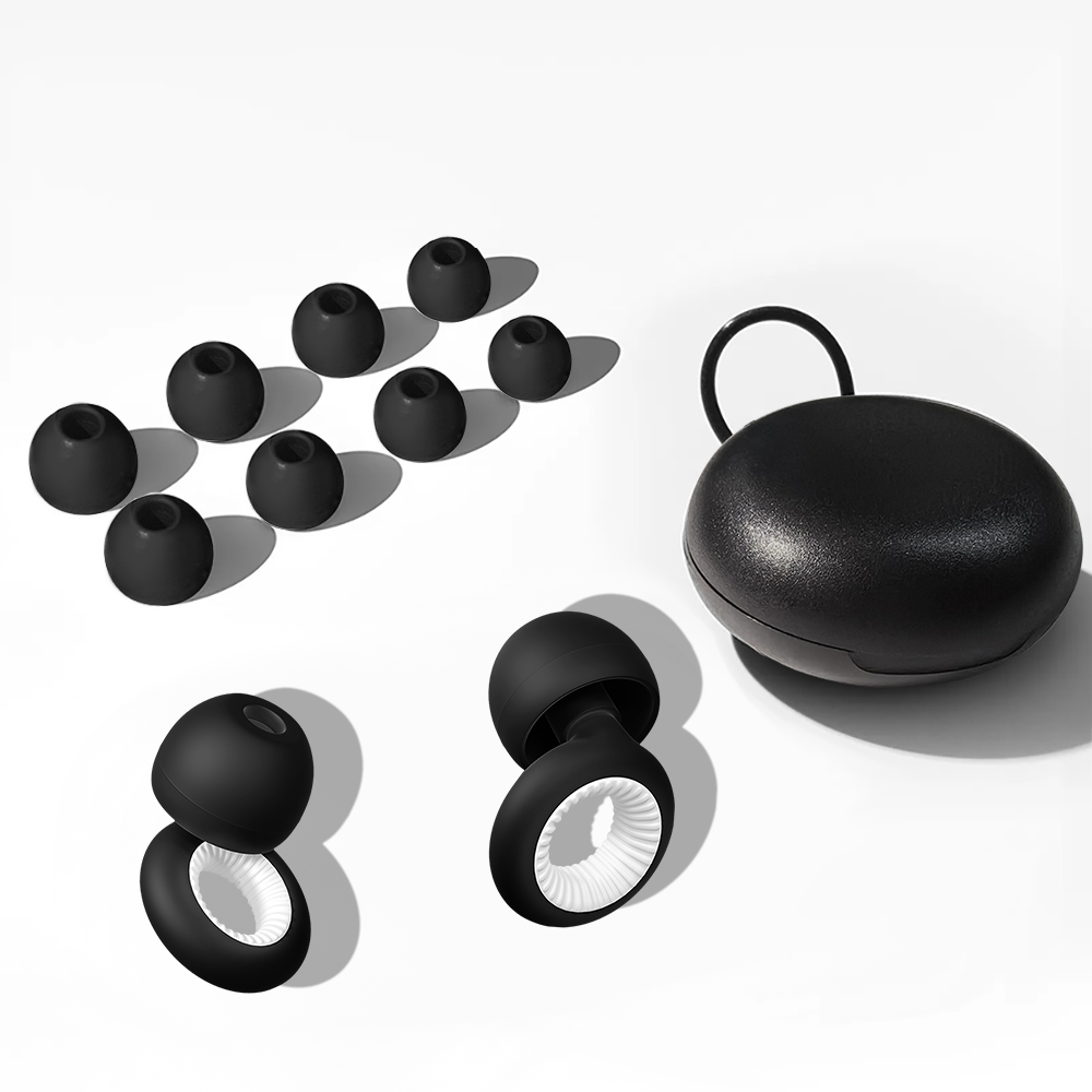 4 Sizes Sound proofing Soft Reusable Hearing Protection Earplugs Sleeping Earplugs Earplugs Silicone Mute Noise Reduction