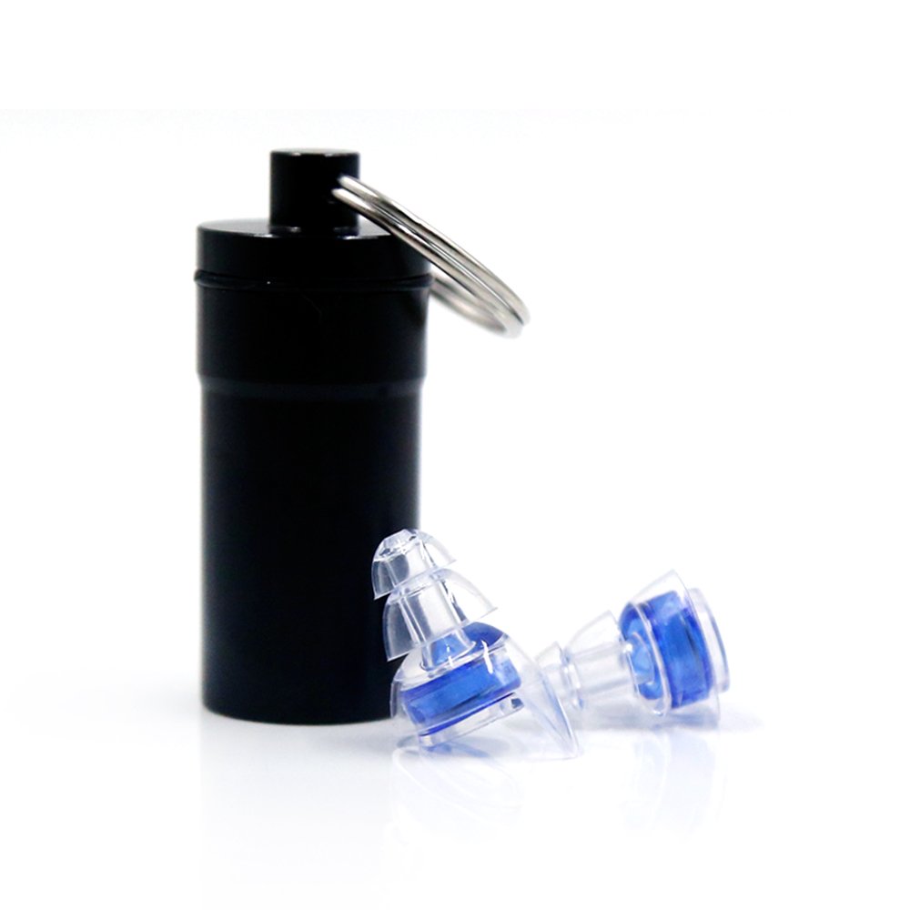 High Fidelity Silicone Earplugs Ear Hear Protection Noise Cancelling for Concert Festival