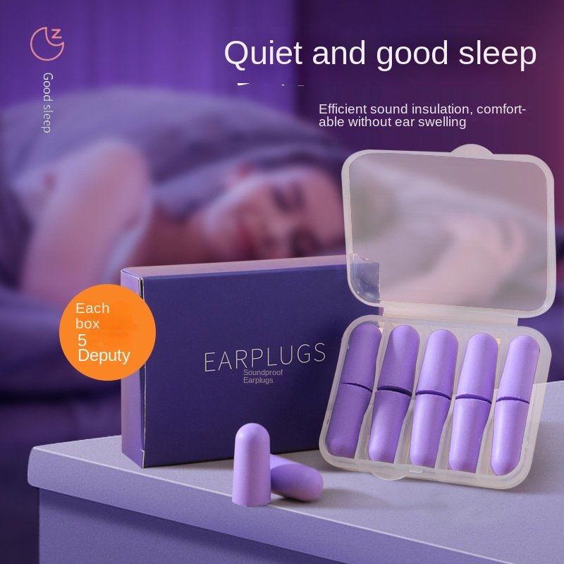 Wholesale PU Hearing Protection Tools Anti-Noise Level Soundproof Earplugs Safety Industrial Earmuffs Silent Sleep Gift Box