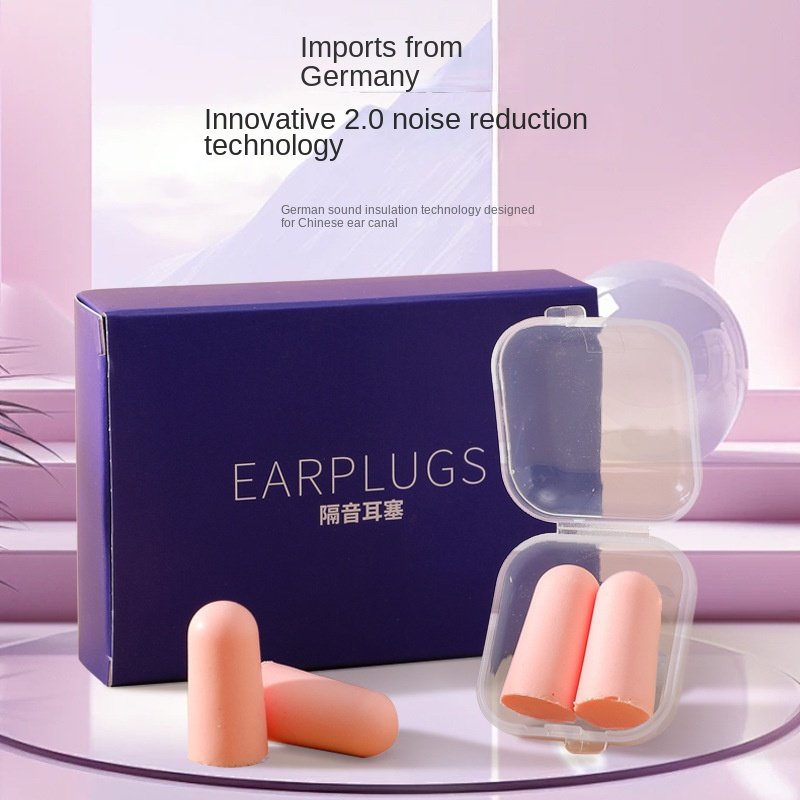 Wholesale PU Hearing Protection Tools Anti-Noise Level Soundproof Earplugs Safety Industrial Earmuffs Silent Sleep Gift Box