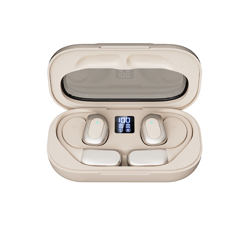 Premium OWS J13 Open Ear Earbuds Open-Ear True Wireless Headphones, BT Headphones w/Mic, OWS Air Conduction Earphones for Travel