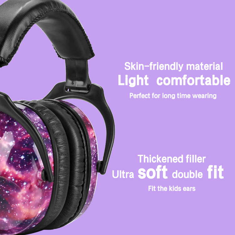 Hearing protection safety earmuff foldable sleeping anti noise sound reducer children infant ear muffs