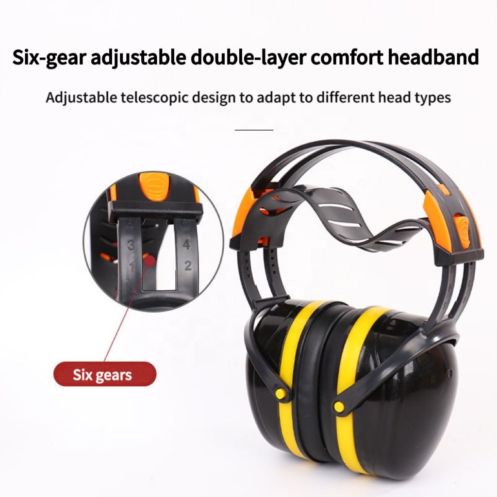 Sound Proof Headband Earmuff Noise Cancelling Hearing Protector for safety working earmuffs