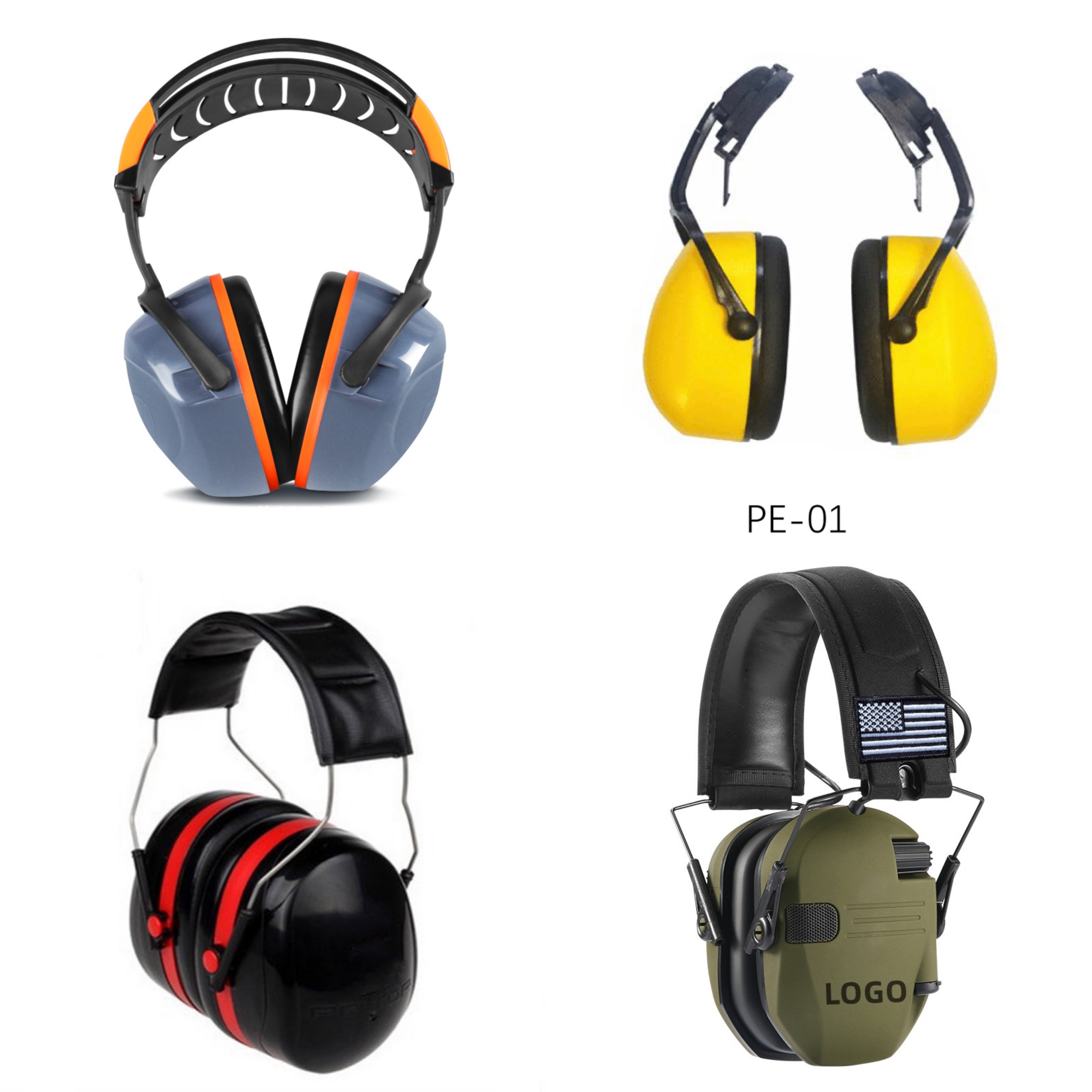 Sound Proof Headband Earmuff Noise Cancelling Hearing Protector for safety working earmuffs