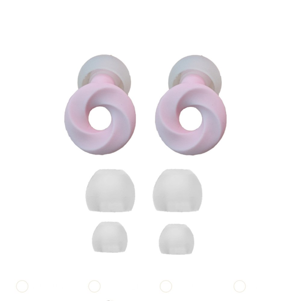 4 Size Soundproof soft reusable hearing protection earplugs for sleeping sleep ear plugs earplug silicone quiet noise cancelling