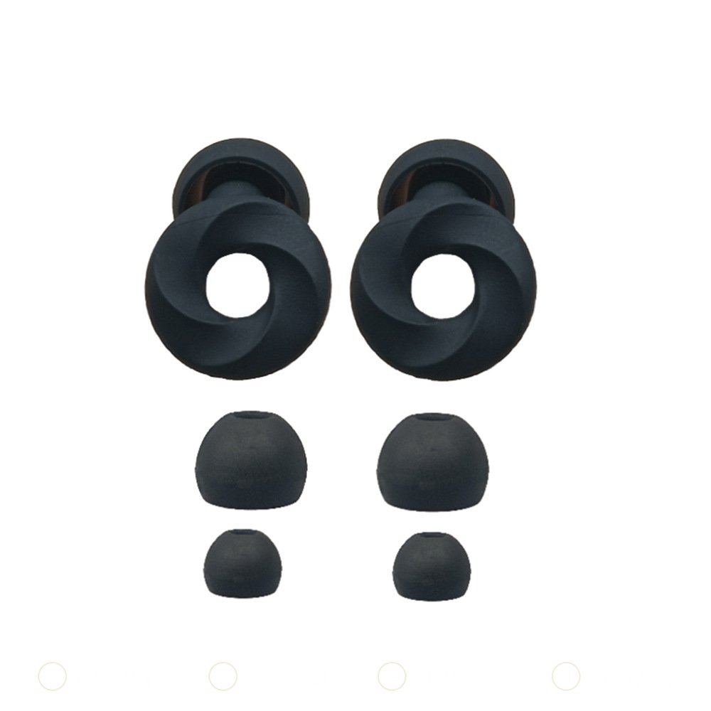 4 Size Soundproof soft reusable hearing protection earplugs for sleeping sleep ear plugs earplug silicone quiet noise cancelling