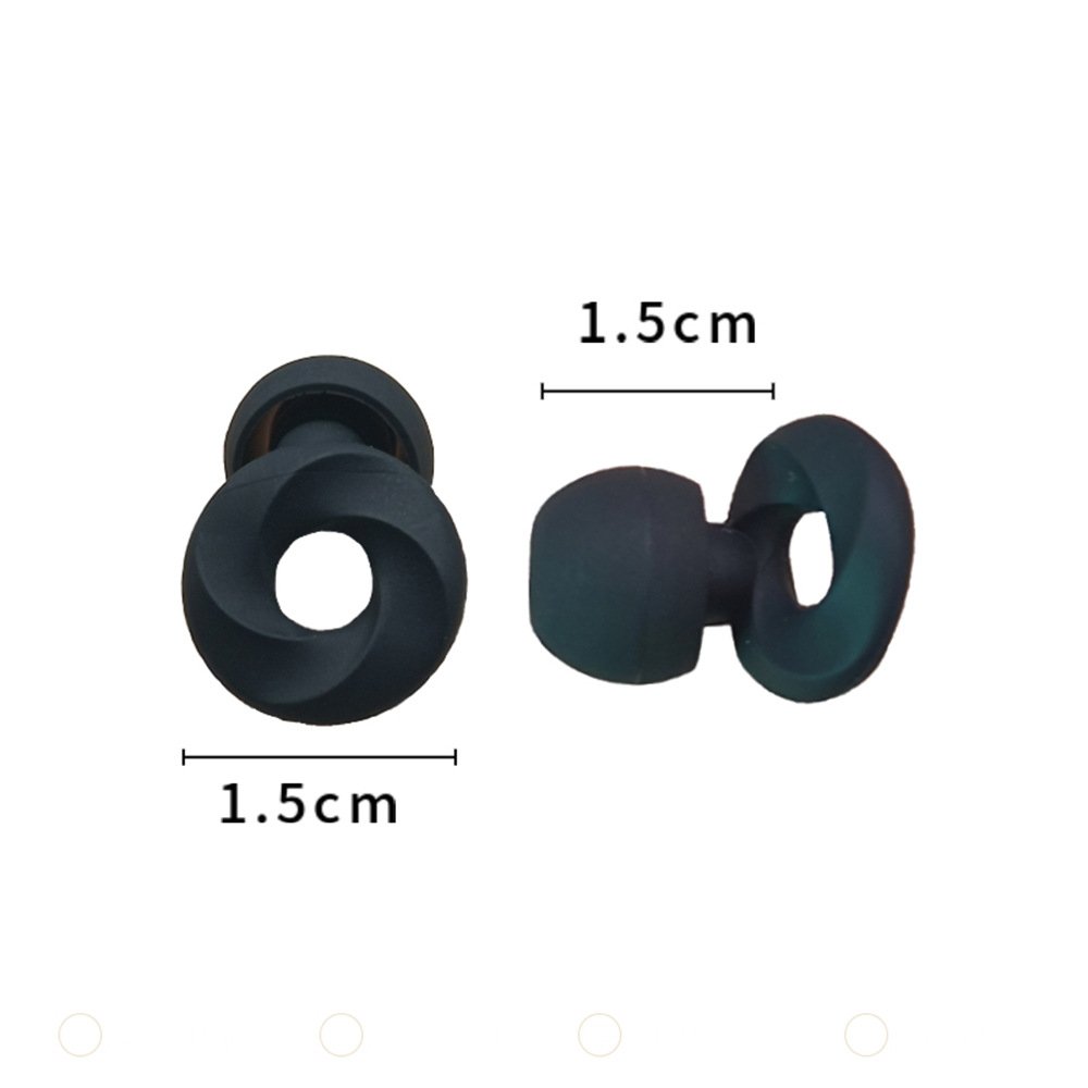 4 Size Soundproof soft reusable hearing protection earplugs for sleeping sleep ear plugs earplug silicone quiet noise cancelling