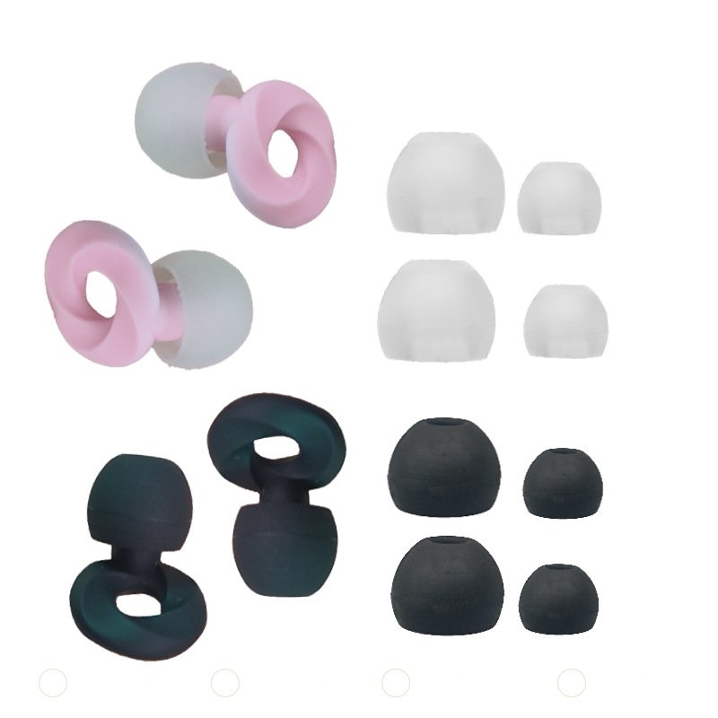 4 Size Soundproof soft reusable hearing protection earplugs for sleeping sleep ear plugs earplug silicone quiet noise cancelling