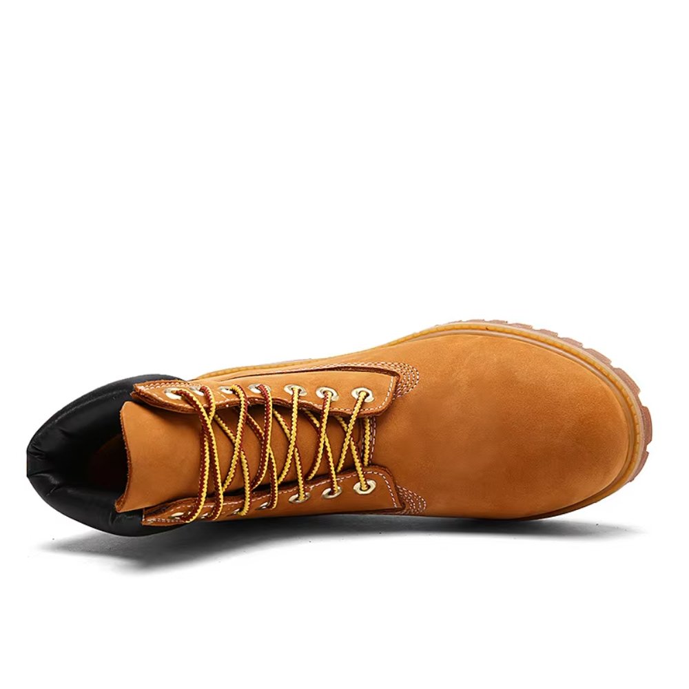 Classic Boots Men's Rhubarb Boots High-top British Tooling Men's Shoes Autumn Waterproof Men's Boots